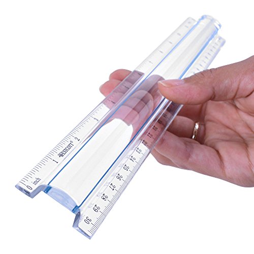 Westcott 12-Inch Data Processing Magnifying Ruler, Clear $1.97 FS w/ Prime