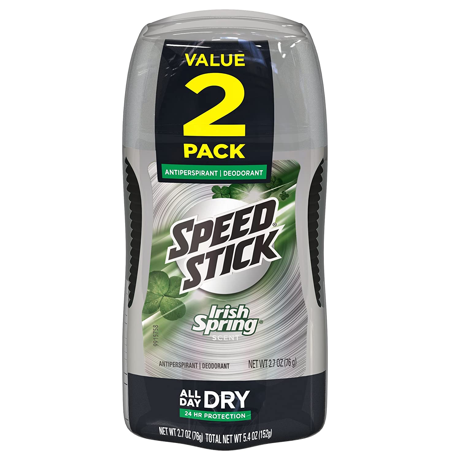 (2-Pack) Speed Stick Irish Spring Antiperspirant Deodorant, Original 2.7 Ounce $2.85 - FS w/ S&S