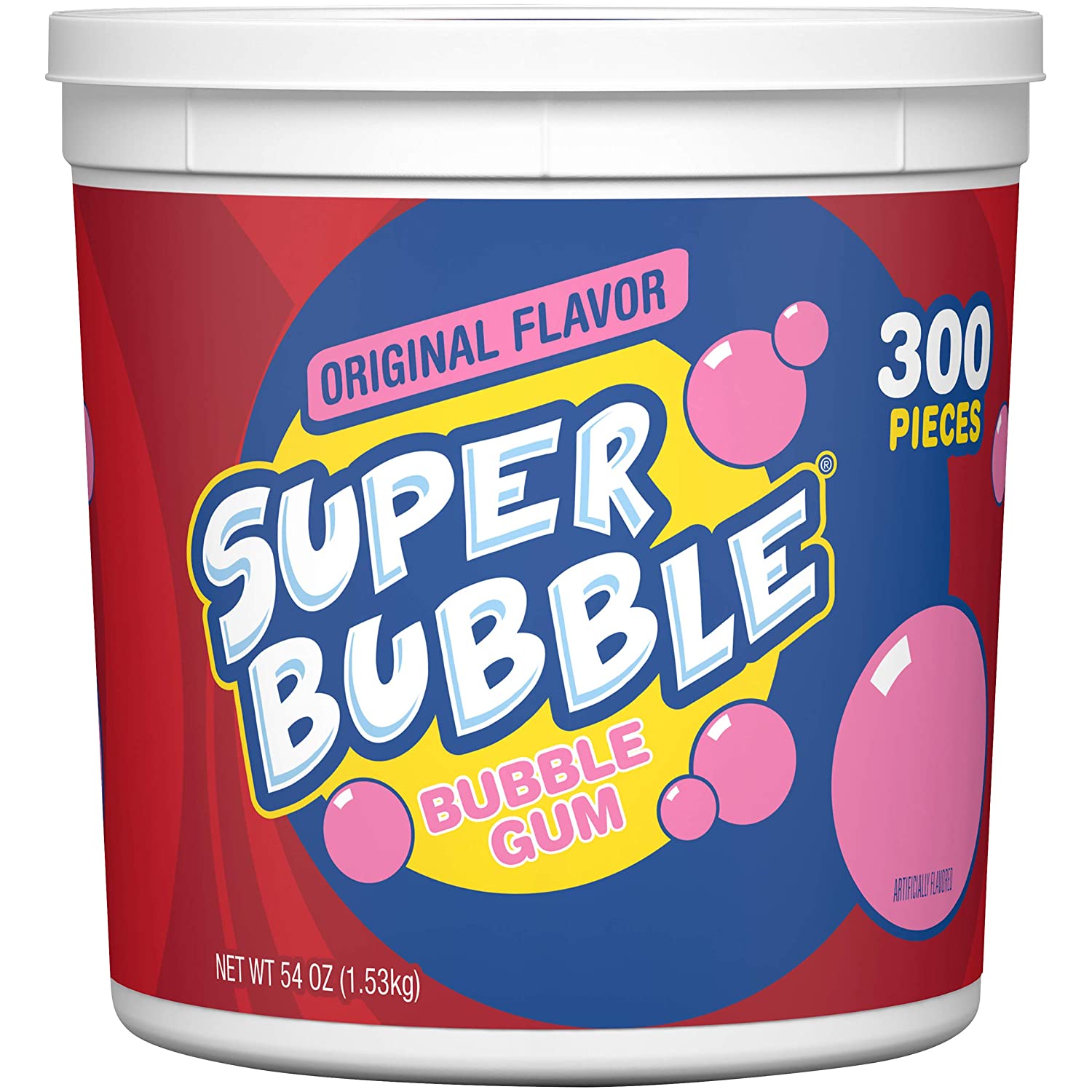 Super Bubble Gum, Original, 54 Ounce Tub (300 Pieces) - $6.45 FS w/ S&S