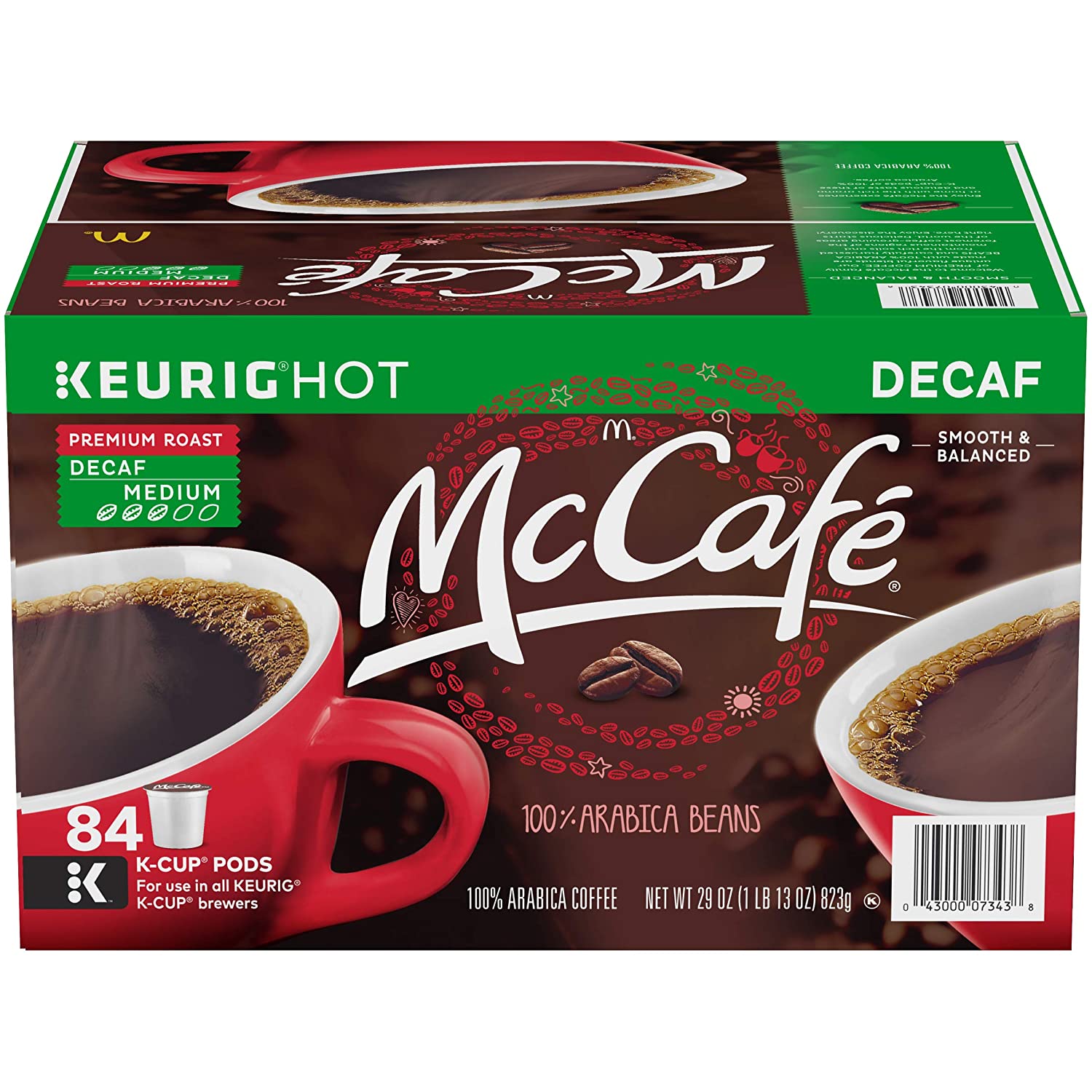 (168-count) McCafe Decaf Premium Roast Keurig K Cup Coffee Pods - $59.38 or less - FS w/ S&S