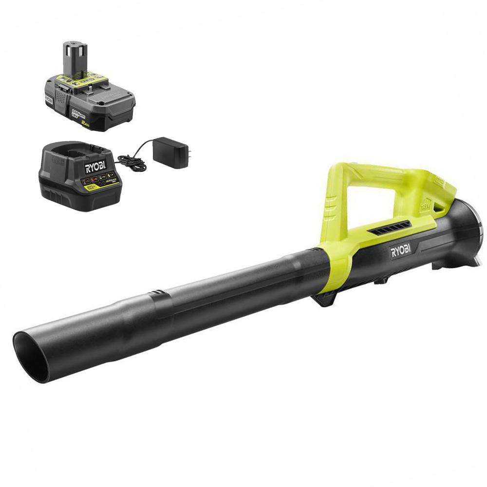 Ryobi One 18 Volt Lithium Ion 200 Cfm Leaf Blower Battery Charger Reconditioned 40