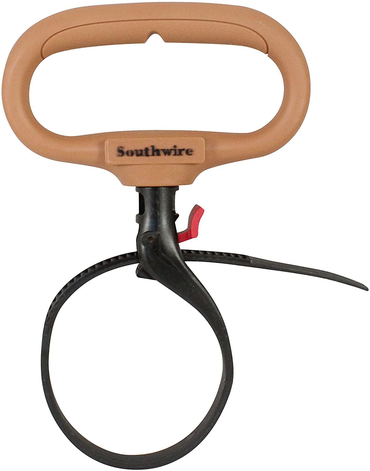 Southwire CLPT02 2-Inch Adjustable Heavy Duty Clamp Tie w/ Rotating Handle, Reusable Zip Down Cable, Brown - $2.63 - FS w/ Prime