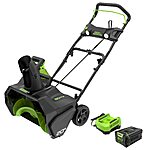 20" Greenworks Pro 80V Snow Blower w/ 2.0 Ah Battery & Charger $148 + Free Shipping
