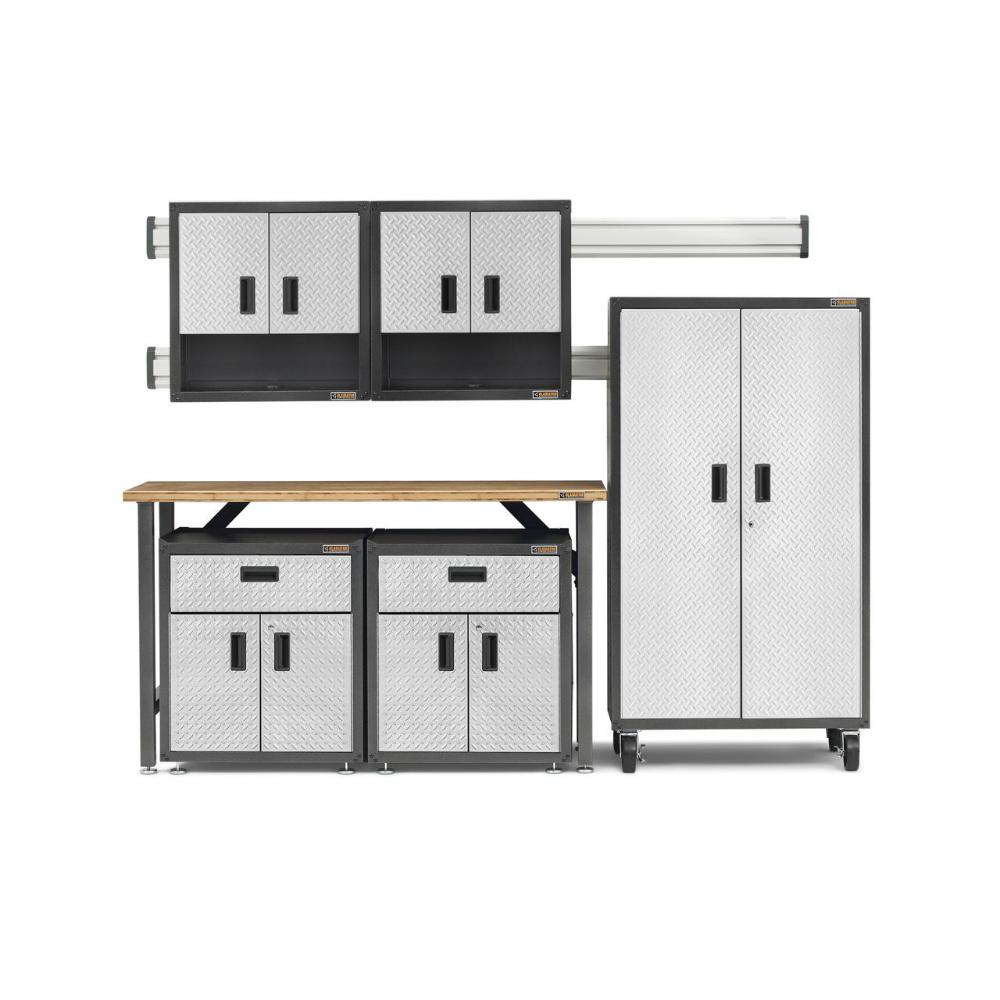 11-Piece Gladiator Steel Garage Cabinet and Wall Storage ...