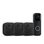 Blink Video Doorbell + Sync Module 2 + 3x Blink Outdoor 4 Wire Free HD Smart Security Camera (4th Gen) $182 + Free Shipping