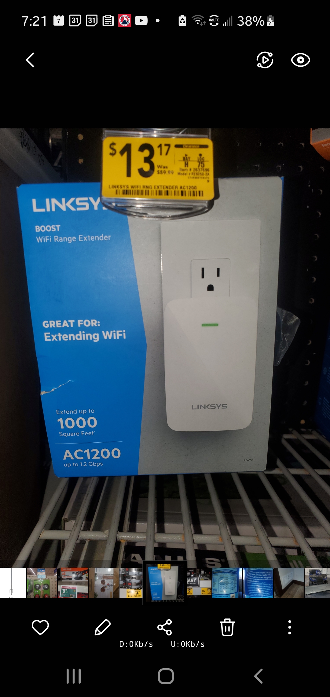 Linksys RE6350 AC1200 Dual-Band WiFi Extender @ Lowe's--Clearanced from $59.99 to $13.17. YMMV $13.17