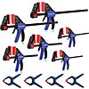 WORKPRO 10-Pack Bar Clamps (assorted) $18.50 + Free S/H