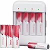 (prime) 8-ct Dracutum 3000mAh 1.5V Rechargeable Lithium AA Batteries w/ Charger $12 @ Amazon