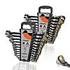 SUZUME 24-Piece Metric and SAE Flex Head 72 Teeth Ratcheting Wrench Set $70.50 + Free S/H