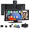 10.26'' Accfly Wireless Carplay Screen for Apple &amp;amp; Android with Rotatable 4K Dash Cam &amp;amp; HD Backup Camera $72 + Free S/H