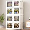 4-Pack 115-Qt (460qt total) BROVIEW Stackable Storage Bins w/ Wheels $70 + Free S/H