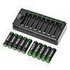 10-pack BEVIGOR Rechargeable AA Batteries w/ 8-Bay Smart Charger $14.40 @ Amazon