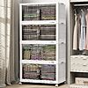 4-ct of 120Qt Broview Stackable Container Bins w/ Wheels $80 + Free S/H