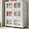 3-Ct of 220qt Broview Stackable Container Bins w/ Wheels $100 + Free S/H