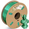 1KG DURAMIC 3D Silk PLA Filament (Green or Blue/Green) $10 @ Amazon