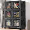 3-Pack 100-qt Broview v10 Stackable Storage Bins w/ Wheels $50 + Free S/H