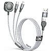 IDISON 3-in-2 iPhone &amp;amp; USB-C Magnetic Charging Cable $6 @ Amazon