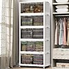5-Pack of 120-Quart BROVIEW Large Stackable Storage Bins w/ Wheels $94 + Free S/H
