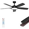 52&amp;quot; Roomratv Ceiling Fan w/ Remove &amp;amp; Dimmable Led Light $40 + Free S/H