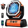 YOGIN 20,000mAh Camping Fan w/ USB Port, 4 Speeds &amp;amp; LED Light $18 + Free S/H