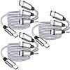 3-pack of 4ft KHNJDQ USB 3-in-1 Charge Cables $6 @ Amazon
