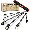 6-Piece SUZUME Extra Long Flex Head Ratcheting Wrench Set  $36 + Free S/H
