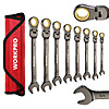 8-Piece WORKPRO SAE Flex-Head Ratcheting Combination Wrench Set $21 + Free S/H