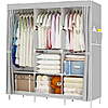 50x67x17 YOUPINS Portable Closet Organizer w/ 3 Hanging Rods $26 @ Walmart