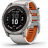 51mm Garmin fenix 7X Pro Solar Sapphire Sports Watch (Titanium, Gray/Orange)  $499 + Free S/H