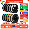 Kingroon 3D Printer Filament: 10KG Various Colors