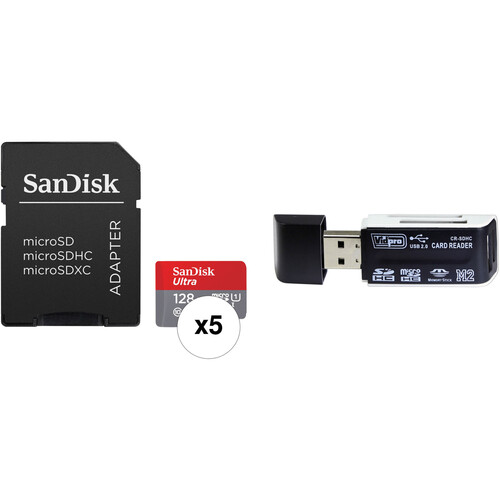 5-Pack SanDisk 128GB Ultra UHS-I microSDXC Memory Cards $75 + free s/h at B&H Photo