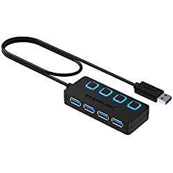 Sabrent USB 3.0 Hubs: 4-port $10.18, 7-Port $31.43, 10-Port $51 + free s/h at Amazon