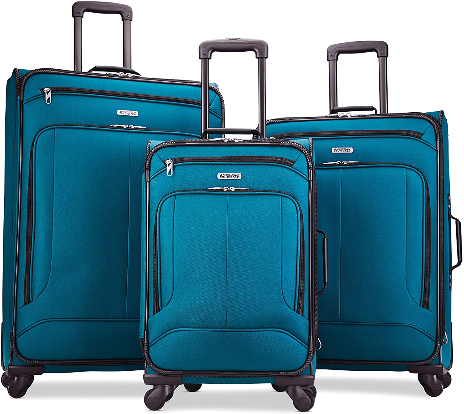 American Tourister 3--Piece (21/25/29) Set Pop Max Softside Luggage with Spinner Wheels (Teal) $145 + free s/h at Amazon