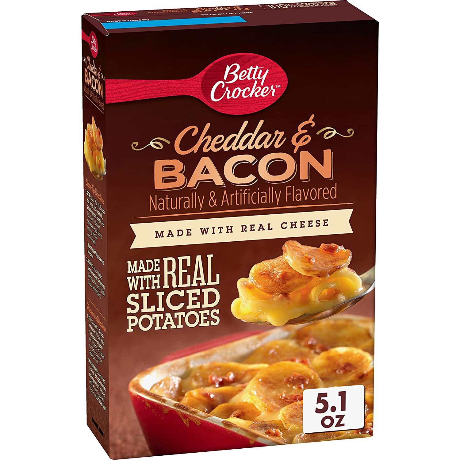 12-pack of 5.1oz Betty Crocker Cheddar and Bacon Potatoes $15 at Amazon