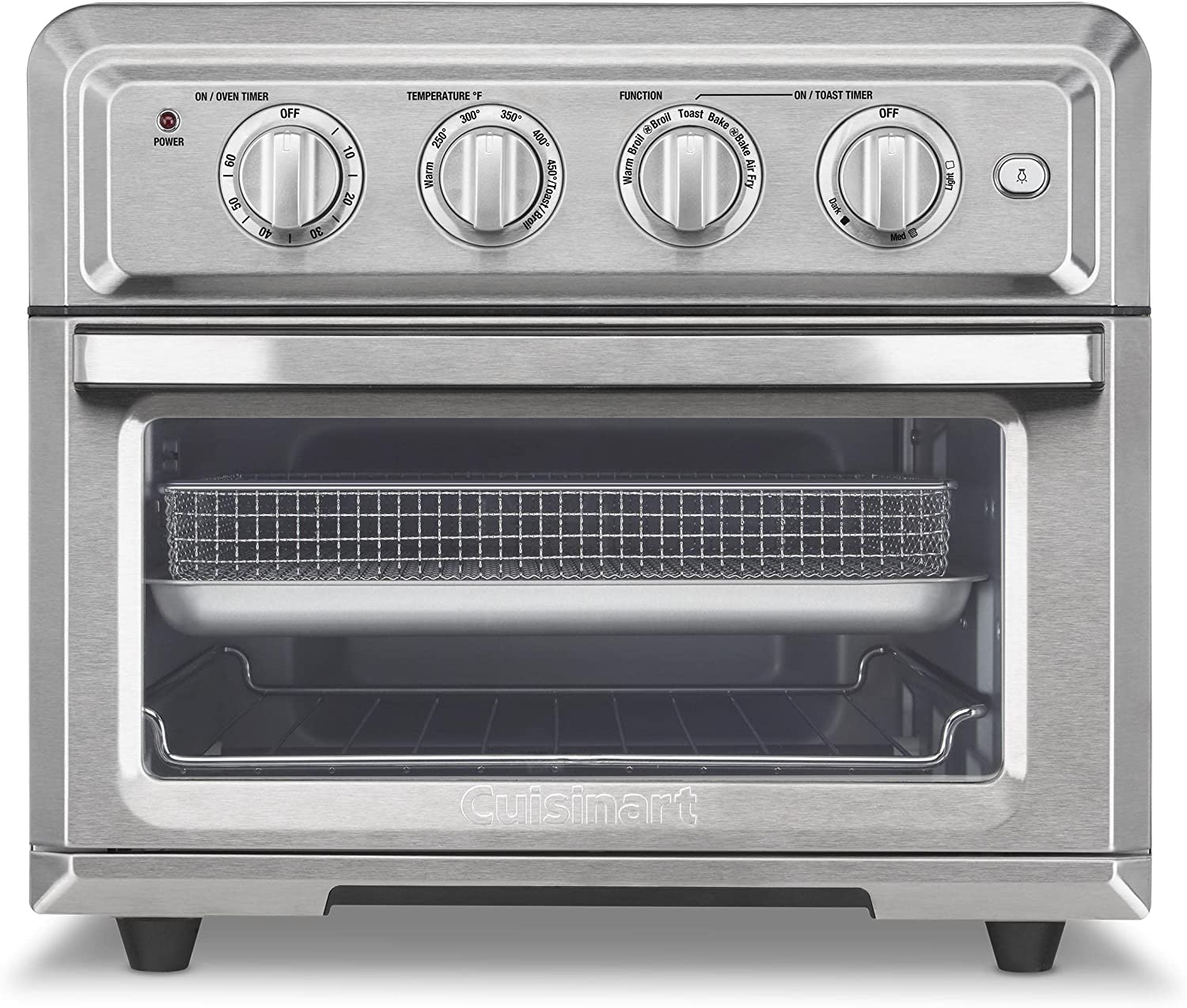Cuisinart TOA60 Stainless Steel AirFryer/Toaster Convection Oven 130
