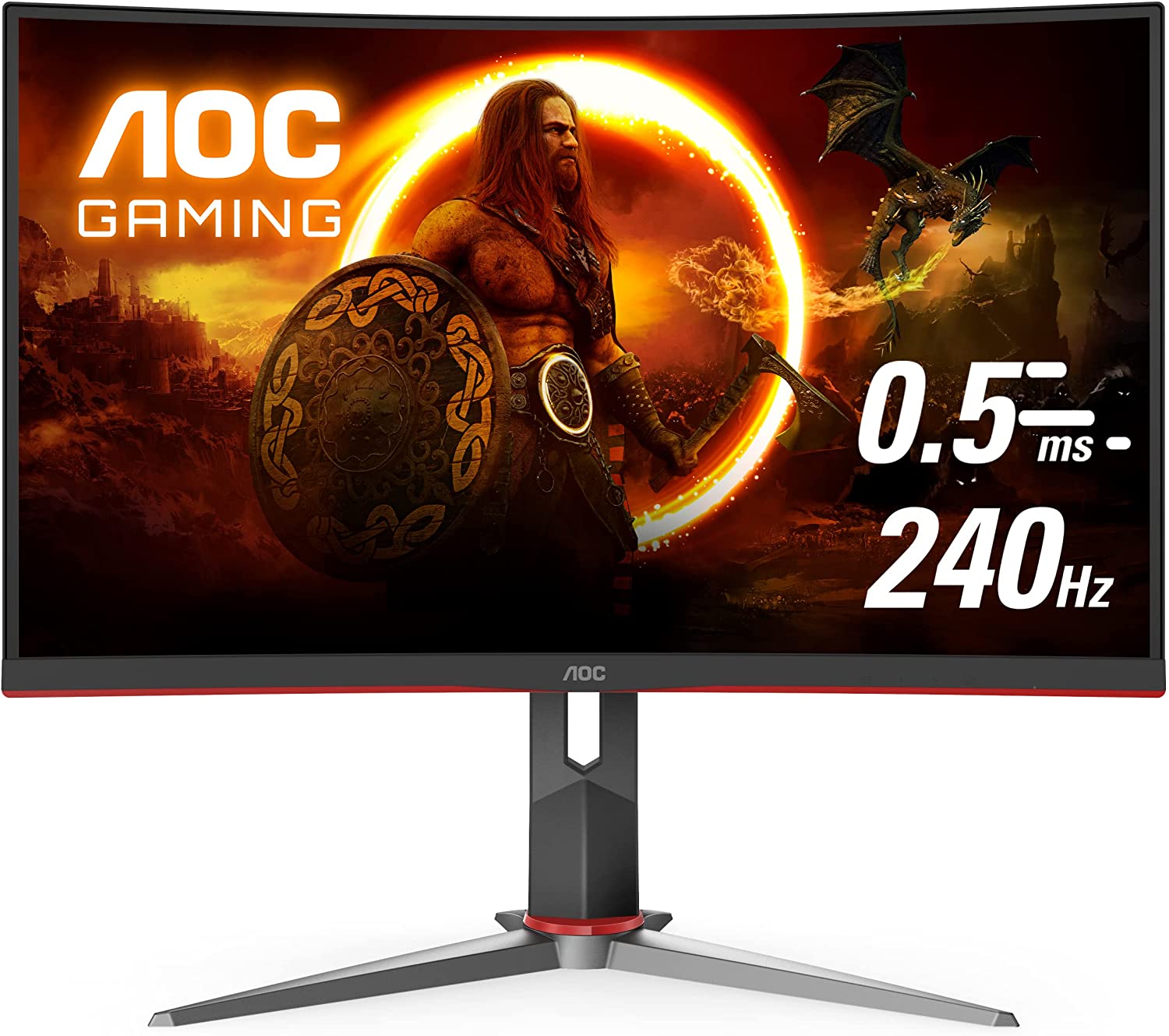 27" AOC C27G2Z 1080p 240Hz Curved Frameless Gaming Monitor $220 + free s/h at Amazon