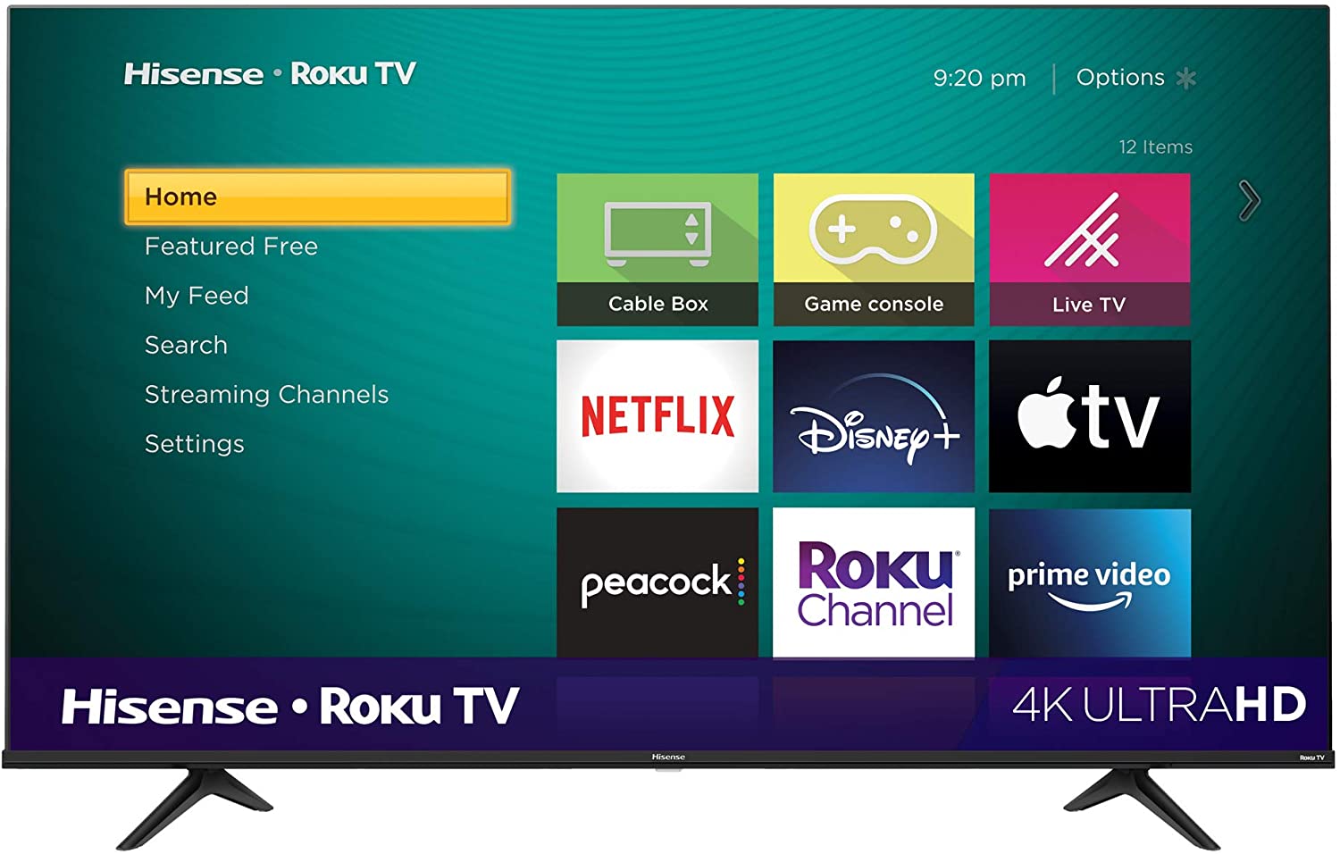 65" Hisense 65R6G 4K UHD HDR Roku Smart TV with Alexa $450 + free s/h at Amazon