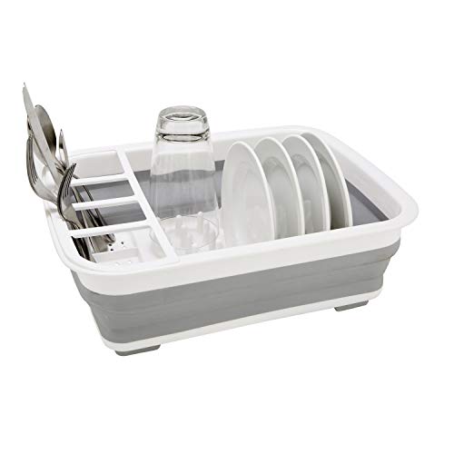 Kitchen Details Collapsible Dish Drying Rack $10 at Amazon