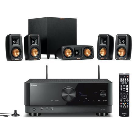 Klipsch Reference Theater Pack 5.1 Speakers with Yamaha RX-V4A Receiver $649 + free s/h
