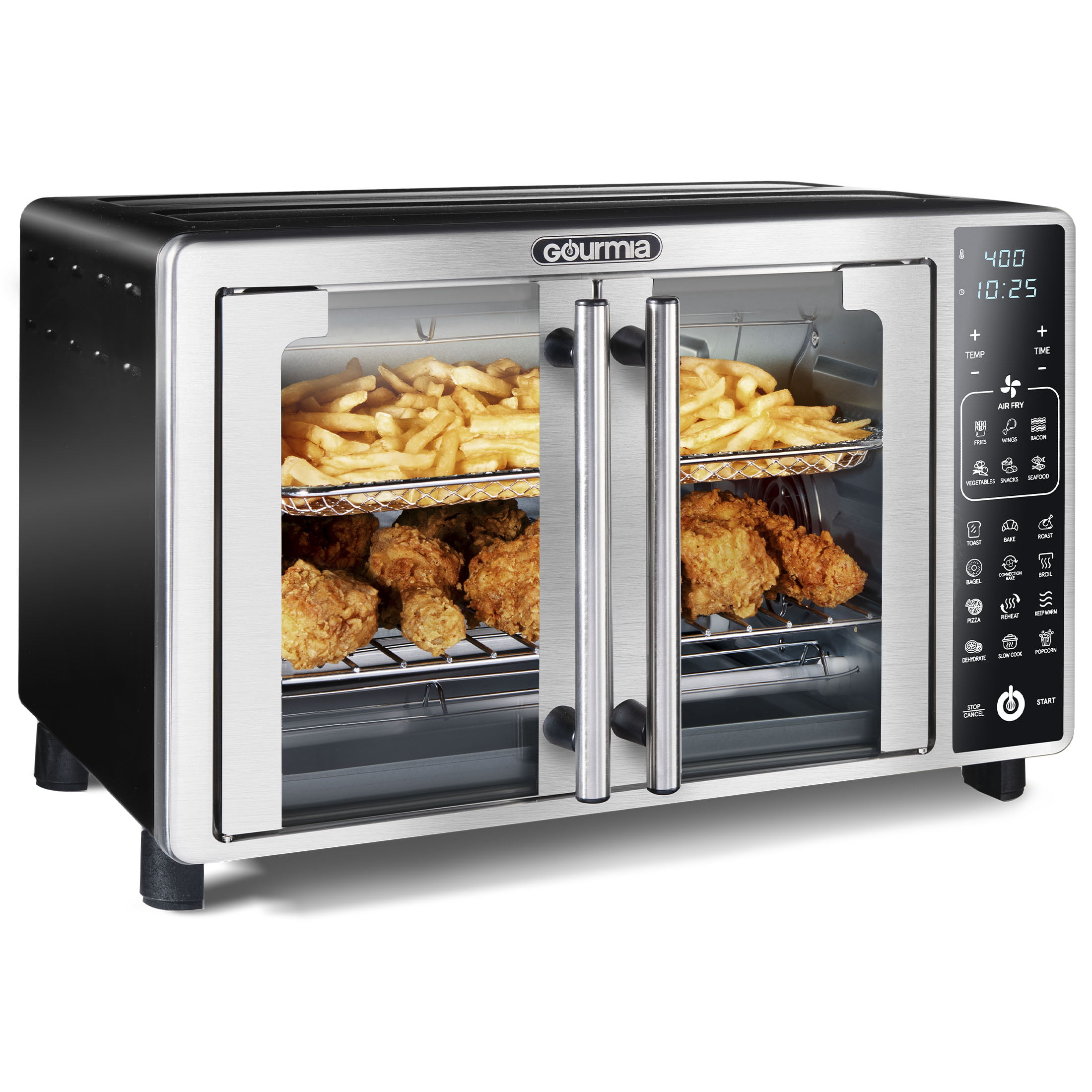 Gourmia 9-Slice Digital Air Fryer Oven with 14 One-Touch Cooking