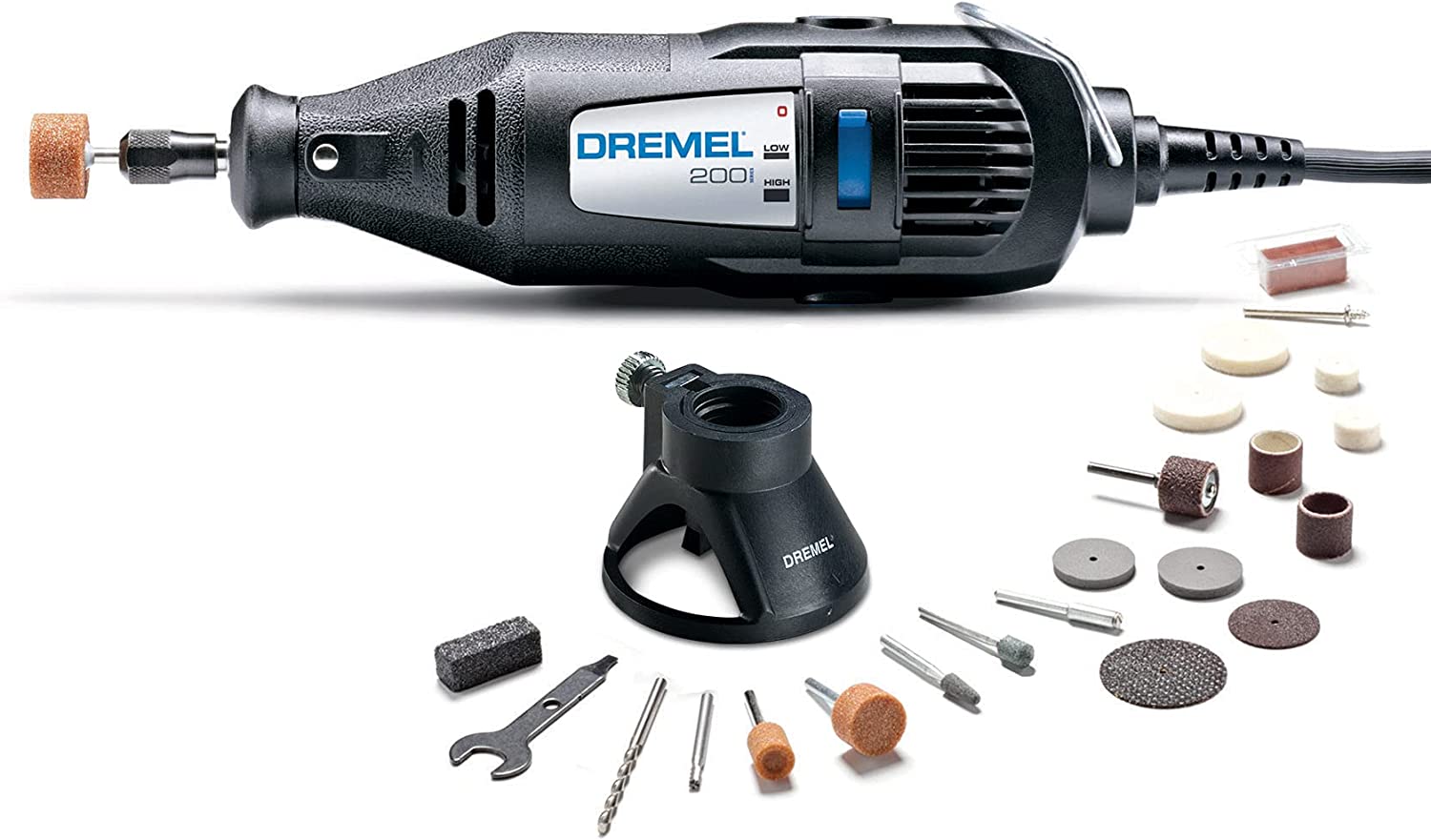 Dremel 200-1/21 Two-Speed Rotary Tool Kit with 21 Accessories $34.78 + free s/h