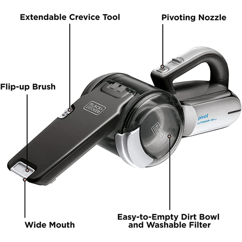 Black & Decker 20V Max Handheld Cordless Vacuum (Grey) $50 + Free Shipping