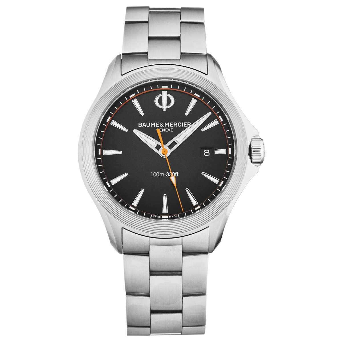 Baume & Mercier Clifton Date Watch on Bracelet $499 + free s/h