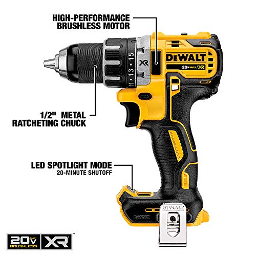 DeWALT 20V MAX XR Li-Ion Brushless Drill & Impact Driver Kit w/ 2x 2Ah Batteries DCK283D2 $159 + free s/h $160