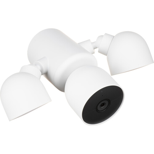 Google 1080p Nest Cam w/ Floodlight & Night Vision + Google Video Doorbell (Battery, White) $280 + free s/h