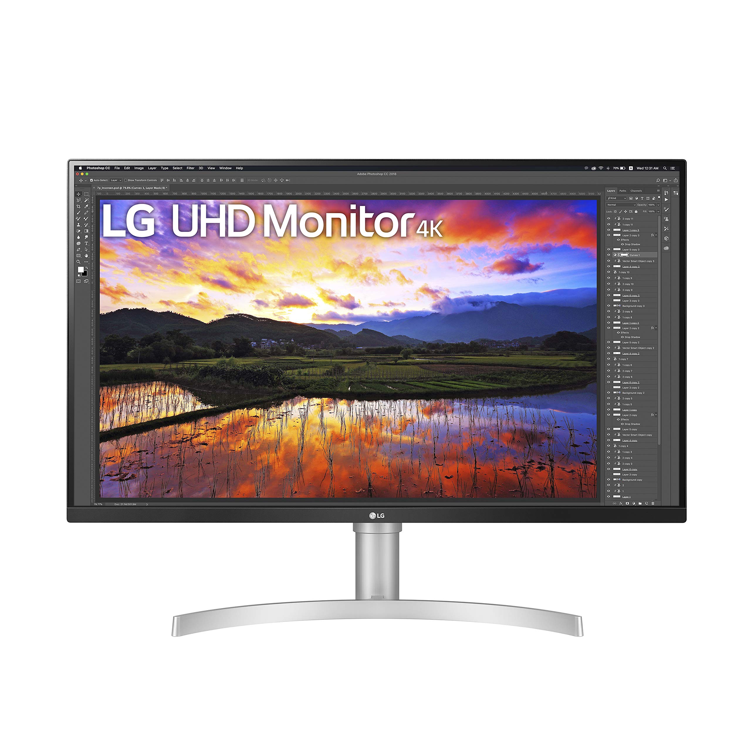 32" LG 32UN650-W Ultrafine 4K Virtually Borderless IPS Monitor $350 + free s/h