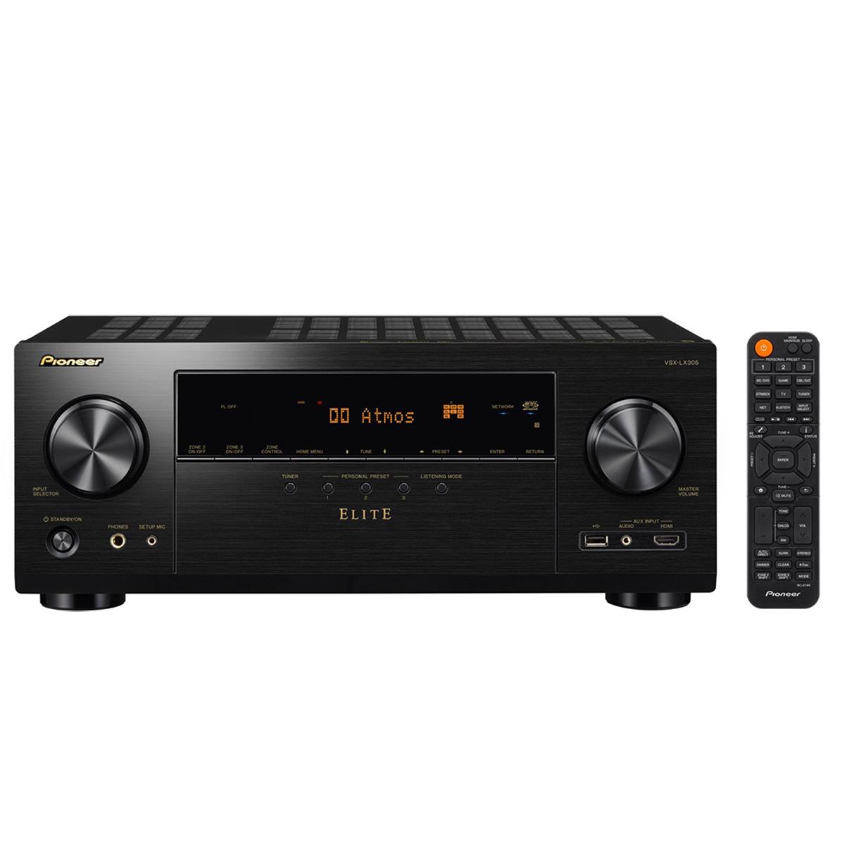 Pioneer VSX-LX305 Elite 9.2-Channel Network AV Receiver $649 + Free Shipping