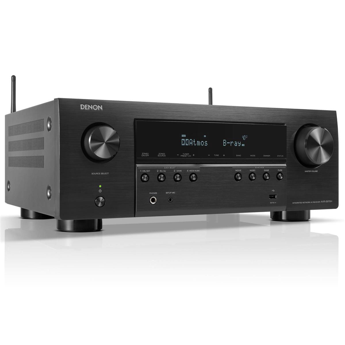 Denon AVR-S970H 7.2-Channel 8K Network AV Receiver $379 + Free Shipping