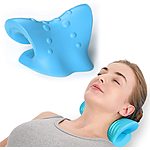 Cervical Neck / Back Traction Memory Foam Pillow $10 at Amazon
