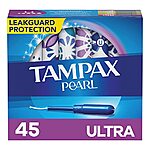 135-Ct Tampax Pearl Plastic Tampons (Ultra Absorbency) $10.50 at Amazon